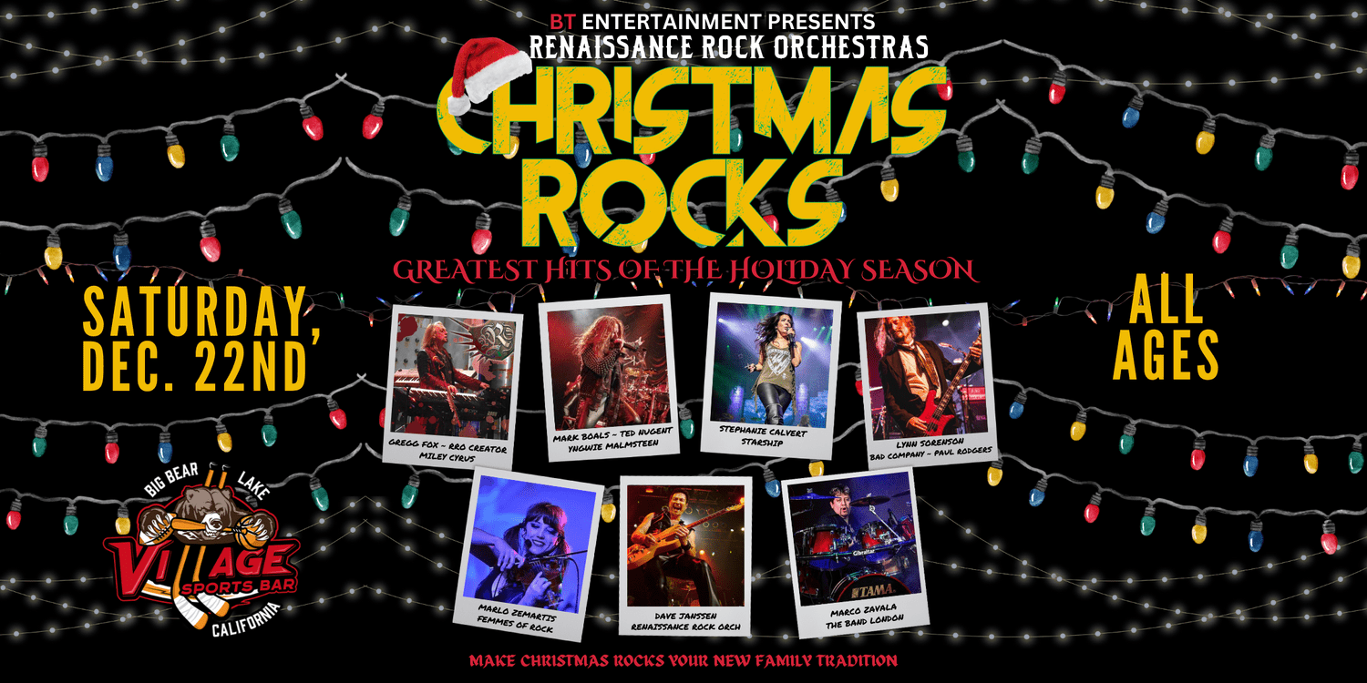 Village Sports Bar Presents: Renaissance Rock Orchestra's: Christmas Rocks