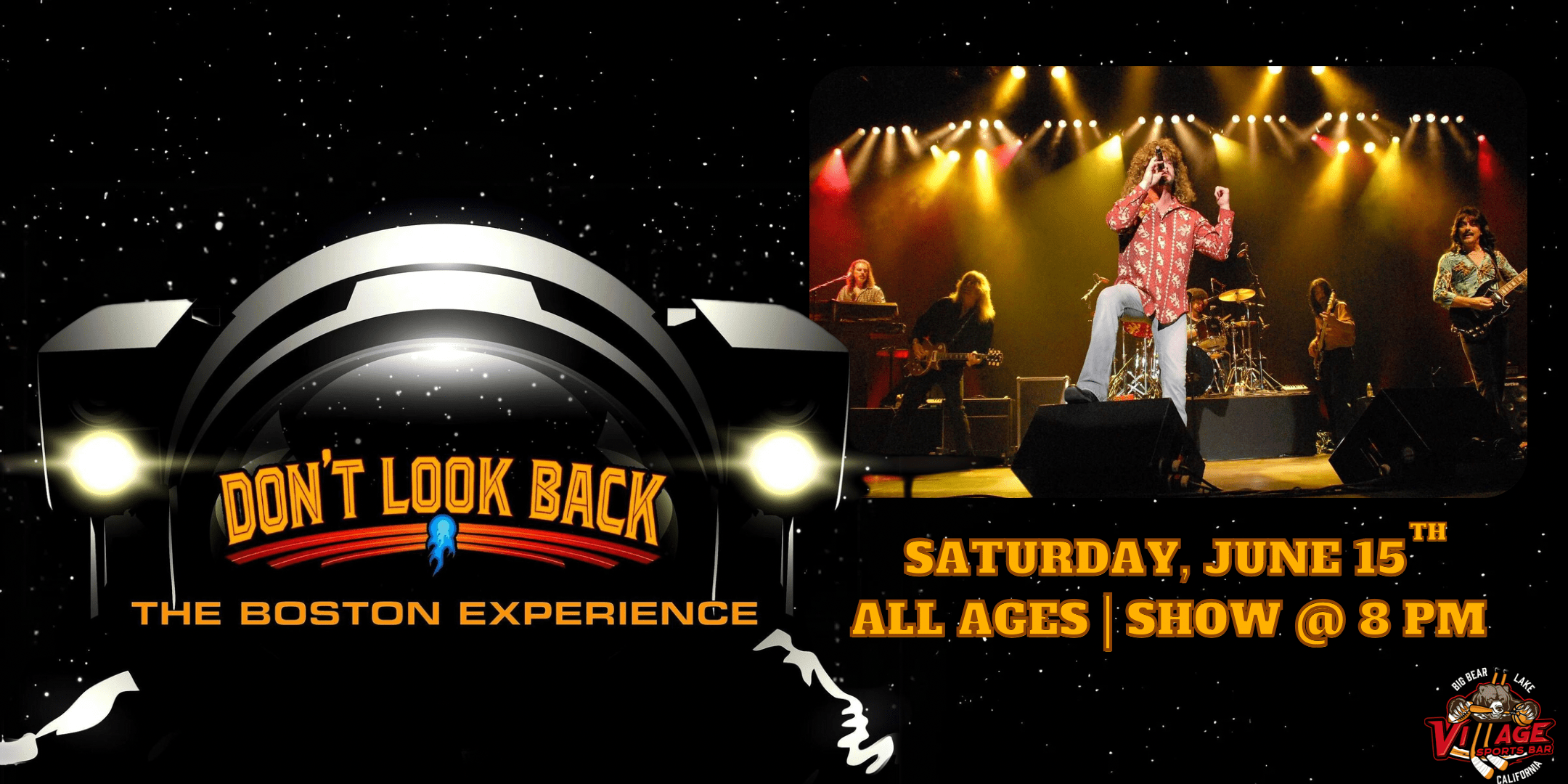 Village Sports Bar Presents: Don’t Look Back, Tribute to Boston