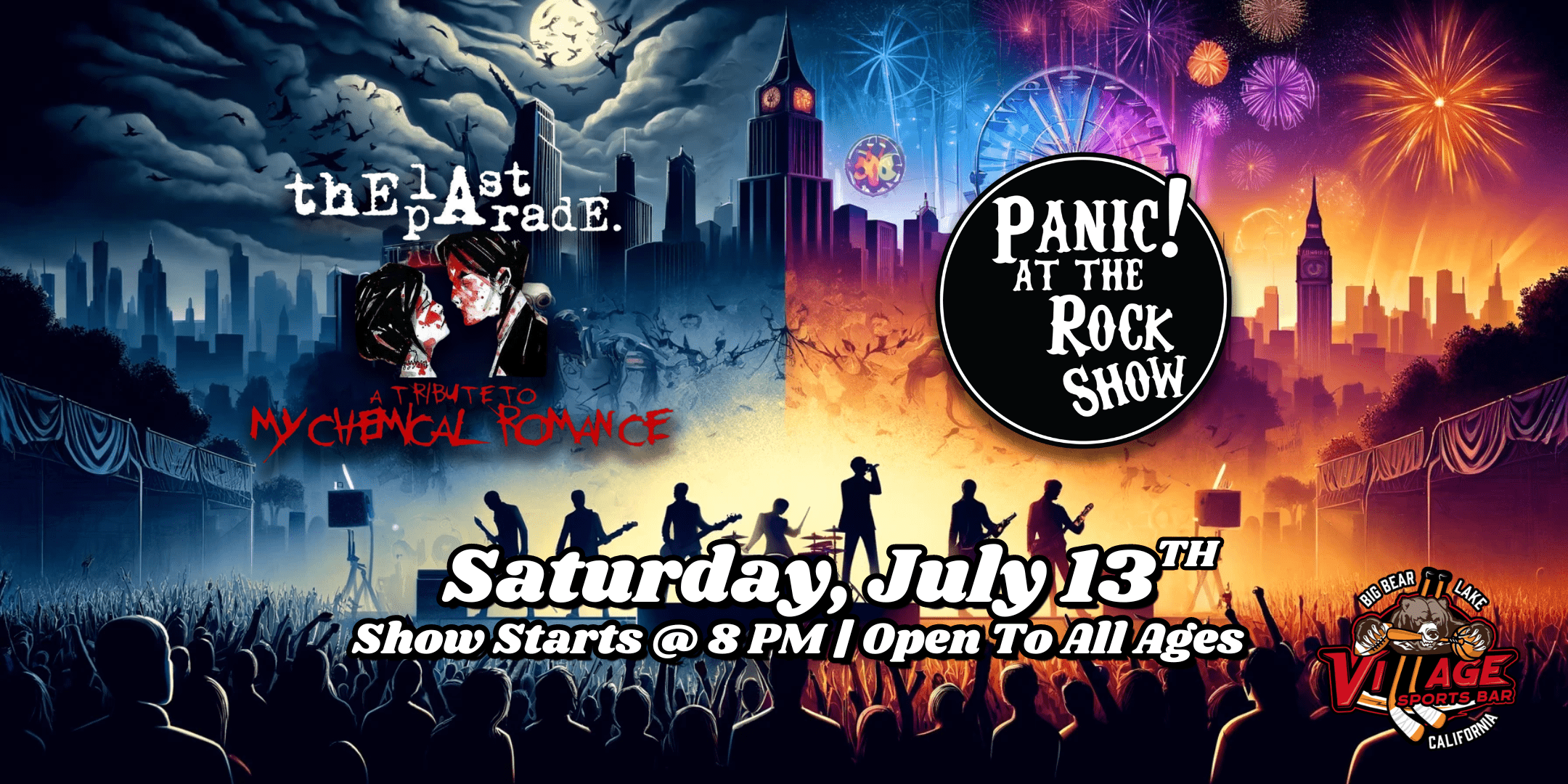 Village Sports Bar Presents: The Last Parade & Panic! At The Rock Show