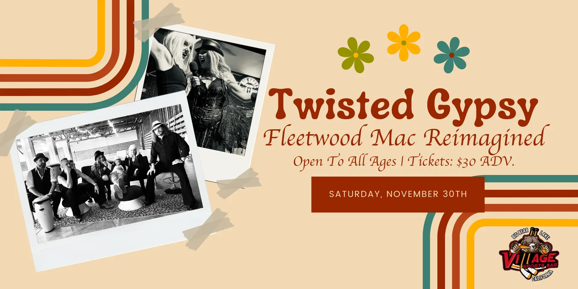 Village Sports Bar in Big Bear Lake Presents: Twisted Gypsy, Tribute to Fleetwood Mac